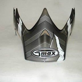 GMax GM37 SHATTERED VISOR Black/Silver/White - Driven Powersports