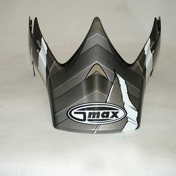 GMax GM37 SHATTERED VISOR Black/Silver/White - Driven Powersports