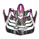 GMax GM46 SHREDDER VISOR Purple Medium-3XL - Driven Powersports