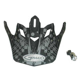 GMax GM46 REVURB VISOR Matte Grey/Black Medium-3XL - Driven Powersports