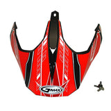 GMax GM11 NOVA VISOR Red - Driven Powersports