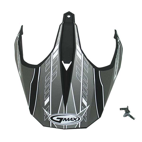 GMax GM11 NOVA VISOR Matte Black/Silver - Driven Powersports