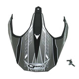 GMax GM11 NOVA VISOR Matte Black/Silver - Driven Powersports