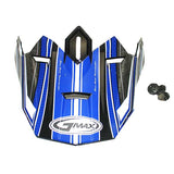 GMax GM76 BIO VISOR Blue - Driven Powersports