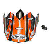 GMax GM76 BIO VISOR Orange - Driven Powersports