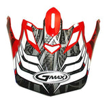 GMax GM76 SHREDDER VISOR Red Youth - Driven Powersports
