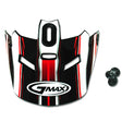 GMax GM46.2X TRAXION VISOR Red Medium-3XL - Driven Powersports