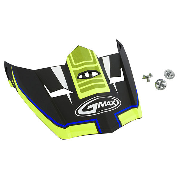 GMAX MX46 UNCLE VISOR High-Visibility Green XS-Small - Driven Powersports