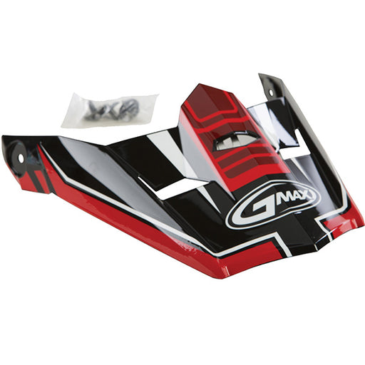 GMAX MX46Y UNCLE VISOR Red Youth - Driven Powersports