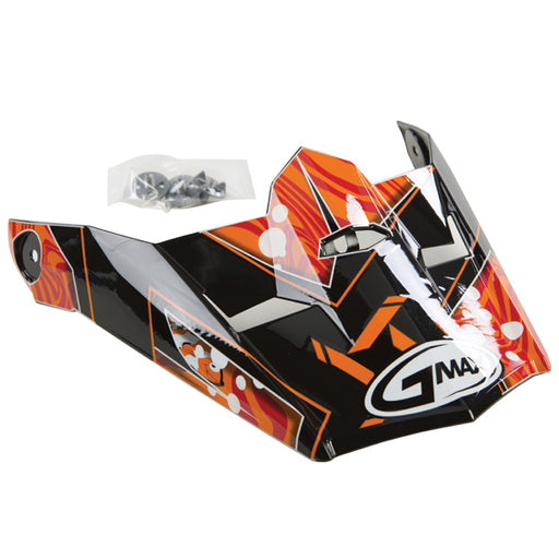 GMAX MX46-Y YOUTH MX HELMET SHARK VISOR Orange Youth - Driven Powersports