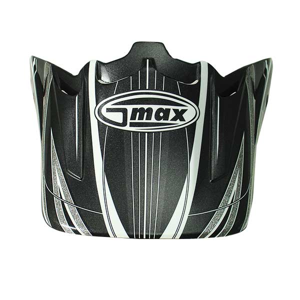 GMax GM36 VISOR Black/Silver/White - Driven Powersports