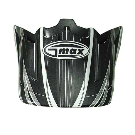 GMax GM36 VISOR Black/Silver/White - Driven Powersports