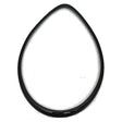 GMax GM37 HELMET LOWER RUBBER MOLDING Black - Driven Powersports