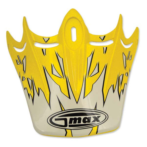 GMAX GM46Y MONSTER VISOR Yellow Youth - Driven Powersports