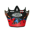GMax GM46Y VISOR Skull Red Youth - Driven Powersports
