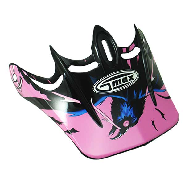 GMax GM46 SKULL VISOR Pink Youth - Driven Powersports