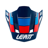 Leatt Moto 8.5 Visor Blue/Red V27 - Driven Powersports