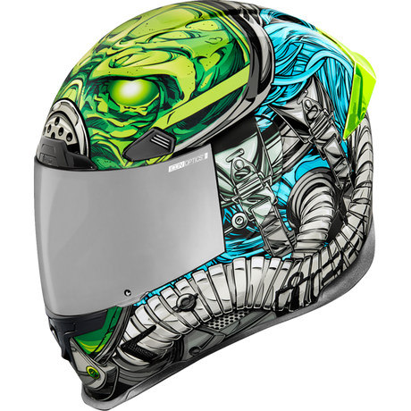 ICON HLMT AFP OUTBREAK Blue Front - Driven Powersports