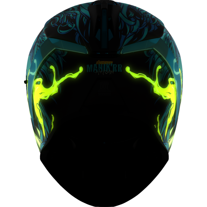 ICON HELMET AIRFORM MIPS MANIK'RR Light Blue Back - Driven Powersports