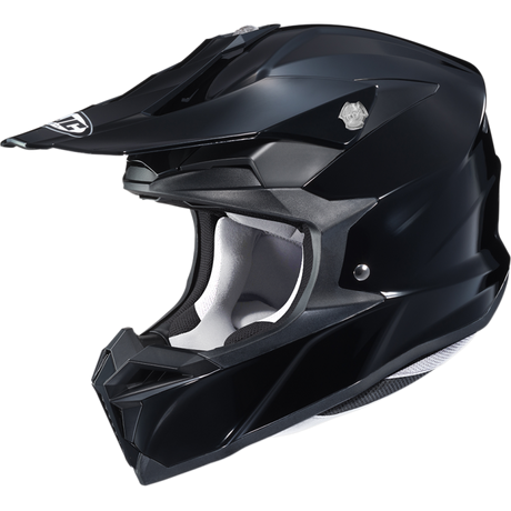 HJC i50 Semi Flat Black Front - Driven Powersports