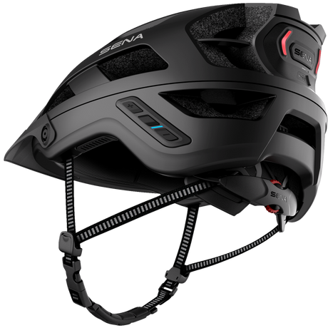 SENA M1 SENA MTB HELMET Matte Black Back - Driven Powersports