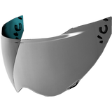 ICON SHIELD DOMAIN Silver Front - Driven Powersports