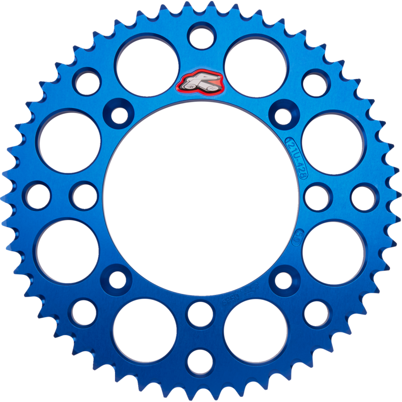 RENTHAL SPROCKET 121U-428-50GP Blue Front - Driven Powersports