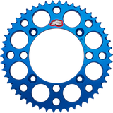 RENTHAL SPROCKET 121U-428-50GP Blue Front - Driven Powersports