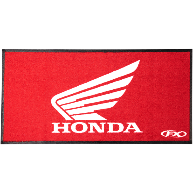 FACTORY EFFEX DOOR MAT HONDA Red Front - Driven Powersports