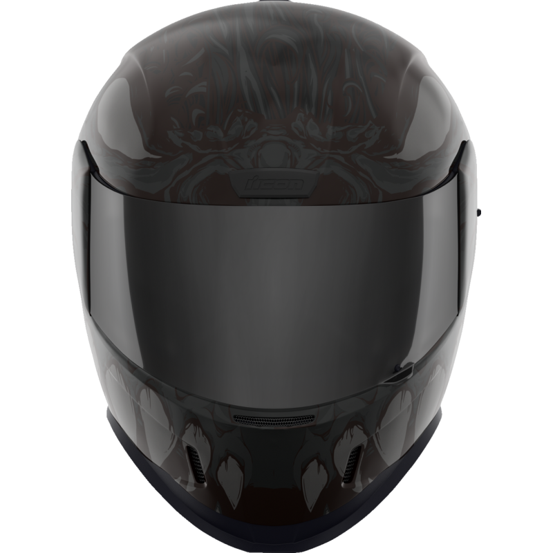 ICON HELMET AIRFORM MIPS MANIK'RR Dark Black Front - Driven Powersports