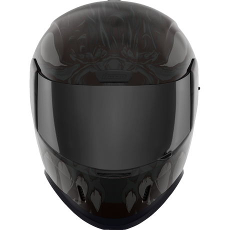 ICON HELMET AIRFORM MIPS MANIK'RR Dark Black Front - Driven Powersports
