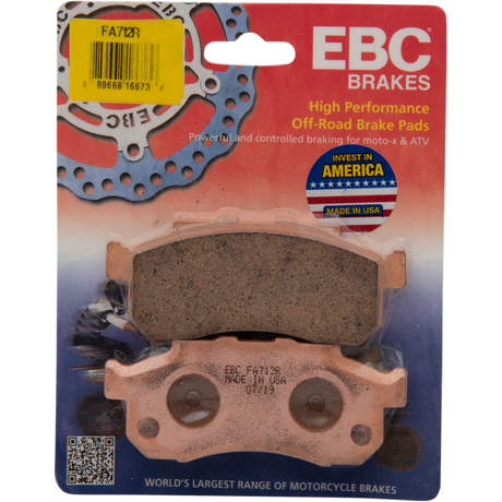 EBC BRAKE PAD EBC FA712R Front - Driven Powersports