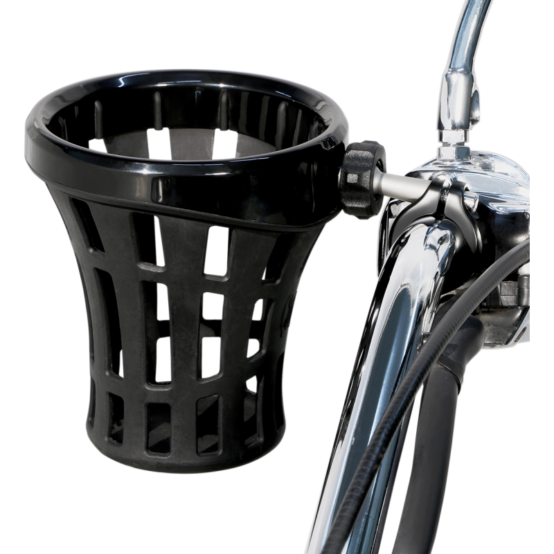 CIRO LLC Big Ass Drink Holder, Black, 7/8-1" Clamp, Black Front - Driven Powersports