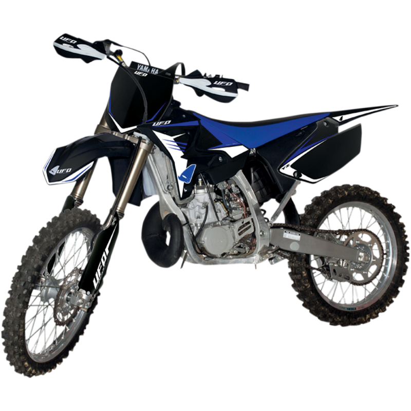 UFO RESTYLING KIT YZ125/250 02-14 Black Application Shot - Driven Powersports