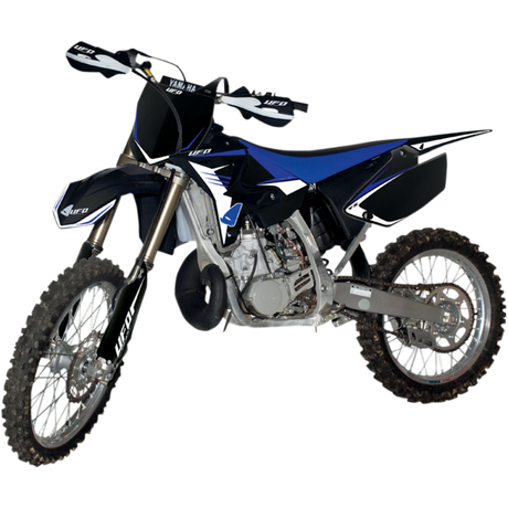 UFO RESTYLING KIT YZ125/250 02-14 Black Application Shot - Driven Powersports