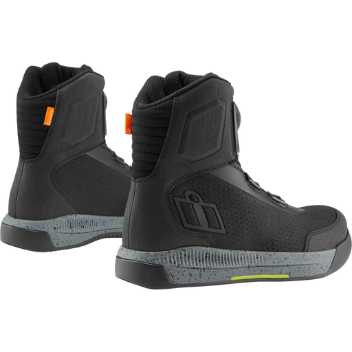 ICON BOOT OVLRD VENT CD BK10.5 Back