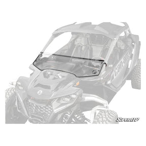 SuperATV Scratch-Resistant Half Windshield (HWS-CA-MAVR-001-70) - Driven Powersports