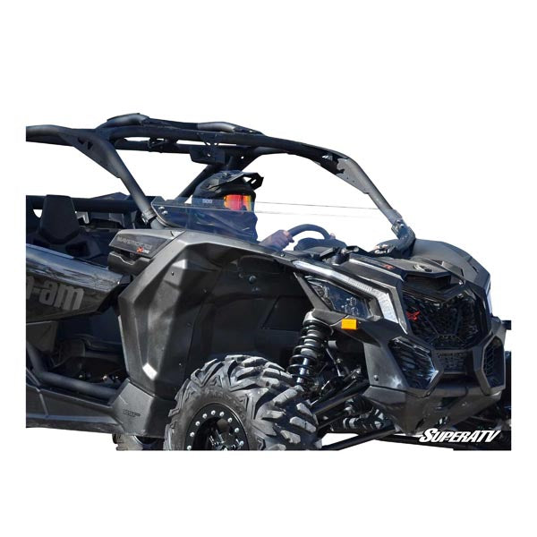 SuperATV Half Windshield (HWS-CA-X3-75) - Driven Powersports
