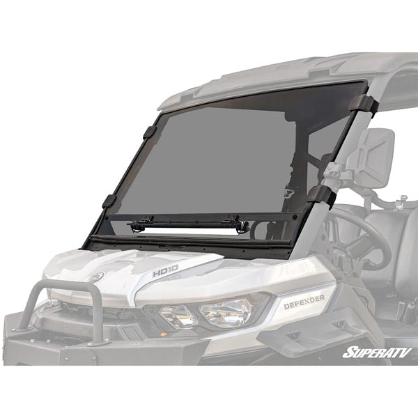 SuperATV Scratch-Resistant Vented Full Windshield (WS-CA-DEF-V-001-73) - Driven Powersports