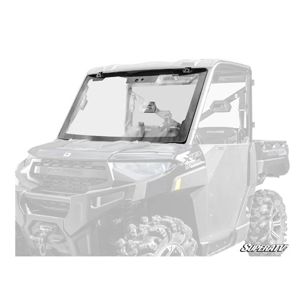 SuperATV MaxDrive Power Flip Glass Windshield (FGWS-P-RAN1K) - Driven Powersports