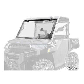 SuperATV MaxDrive Power Flip Glass Windshield (FGWS-P-RAN1K) - Driven Powersports