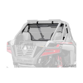 SuperATV Rear Vented Windshield (RWS-P-RZRTR-001-V-76) - Driven Powersports