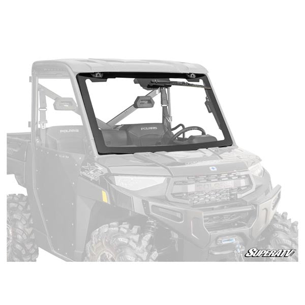 SuperATV SATV FLIP DWN WINDSHLD POL (FGWS-P-RAN1K-W) - Driven Powersports