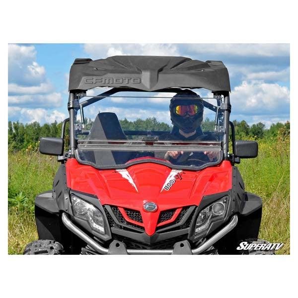 SUPER ATV SATV SR FLIP WINDSHIELD CF (FWS-CF-ZF800EX-70) - Driven Powersports