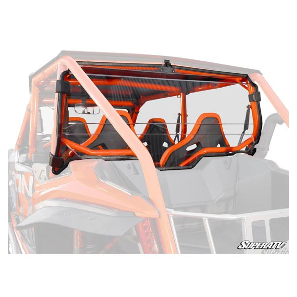 SuperATV SATV POLY REAR WINDSHIELD HON (RWS-H-TAL4-001-75) - Driven Powersports