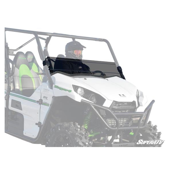 SuperATV SATV HALF WINDSHIELD KAW (HWS-K-TRX4-001-71) - Driven Powersports