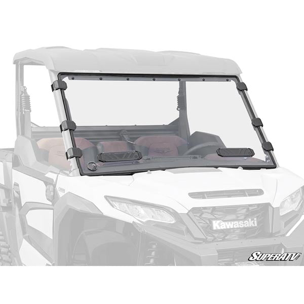 SuperATV Scratch-Resistant Vented Full Windshield (WS-K-RID-V-70) - Driven Powersports