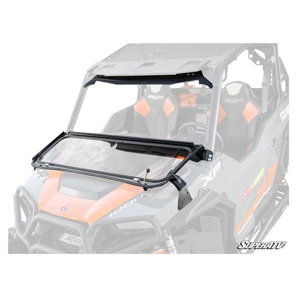 SuperATV SATV FLIP DWN GLS WINDSHLD KAW (FDGWS-P-GEN-K) - Driven Powersports