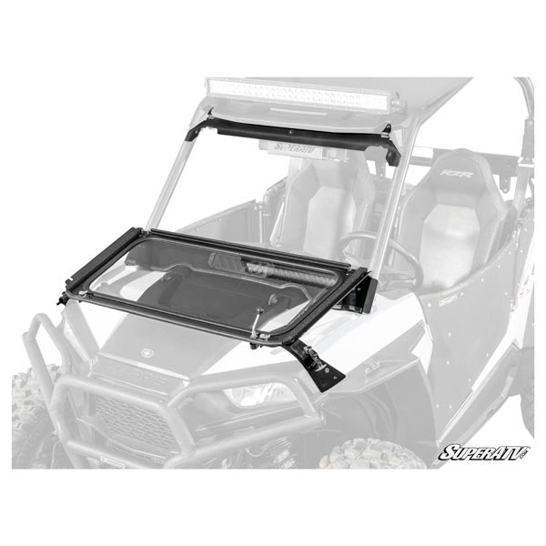 SuperATV SATV FLIP DWN GLS WINDSHLD KAW (FDGWS-P-RZR1K-K) - Driven Powersports