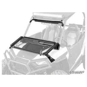 SuperATV SATV FLIP DWN GLS WINDSHLD KAW (FDGWS-P-RZR1K-K) - Driven Powersports